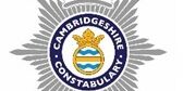 Cambridgeshire Constabulary Police Badge Cambridgeshire Constabulary police badge with crown and crest on a starburst background.